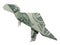 Money Origami T-Rex Tyrannosaurus Dinosaur Folded with Real One Dollar Bill
