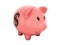 Money Piggy Bank 3d render on white background no shadow