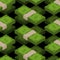 Money pixel art seamless pattern. pixelated Cash background. Dollars texture