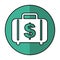 Money portfolio isolated icon