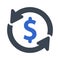 Money refund icon