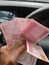 Money rupiah from indonesian