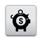 Money savings piggy bank icon