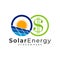 Money Solar logo vector template, Creative Solar panel energy logo design concepts