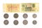 Money soviet coins roubles lenin isolated