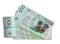 Money. Stack of 100\'s polish zloty banknotes