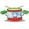 With money toy drum character cartoon