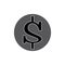 Money vector icon illustration