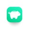 Moneybox, piggy bank icon