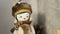 Mongol doll closeup Children toy