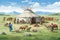 Mongol Steppes: Traditional Nomadic Life Unveiled