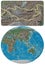 Mongolia and Asia Oceania maps