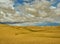 Mongolia. Sands Mongol Els, sandy dune desert