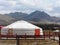 Mongolian countryside and yurts