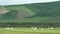 Mongolian Ger Tents in Plains of Mongolia Geography