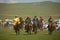 Mongolian Horse race