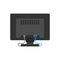 Monitor back view screen computer equipment vector icon. Electronic communication technology work office PC