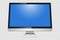 Monitor, imac, LCD isolated on a white background - vector stock