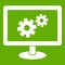 Monitor settings icon green