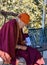 Monk Peaceful studying