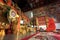 A monk praying in Laos temple