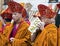 Monk ritual in Trashigang dzong - Bhutan