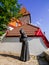 Monk Statue, Danish Garden, Tallinn, Estonia