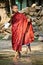 Monk during Water Festival 2012 in Myanmar