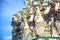 Monkey Base Bearers Decoration in Wat Arun the Temple of Dawn in Bangkok, Buddhist Temple and Thailand tourist travel