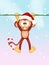 Monkey at Christmas