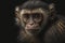 Monkey close-up. Generative AI