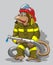 Monkey - fireman