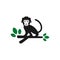 Monkey jungle logo design