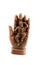 Monkey king in Buddha\'s magic hand