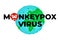 Monkeypox virus world alert attack concept. Monkey pox infection disease outbreak on Earth planet. Danger and public