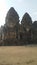 Monkeys at Phra Prang Sam Yot Temple in Lopburi, Thailand.