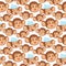 Monkeys rare animal vector cartoon macaque like people nature primate character wild zoo ape chimpanzee seamless pattern