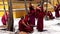 Monks debate at Sera monastery - Tibet