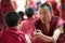 Monks debating in Sera Monastery, Tibet