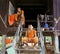 Monks at home in Cambodia