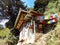 Monks home on way to Paro Taktsang of Bhutan