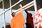 Monks perform religious ceremonies in Thailand