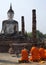 Monks praying