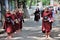 Monks Prepare to Eat Lunch