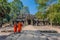 Monks Ta Prohm Angkor Wat Cambodia