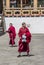 Monks in Thimpu dzong