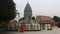 Monks visiting ancient temples