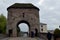 Monnow Bridge in Monmouth, Wales, UK