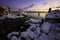 Mono Lake Dawn with Snow