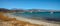 Mono Lake, a saline soda lake in Mono County, California.